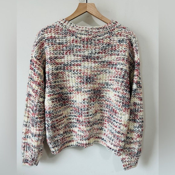 La Failia Multicolor Oversized Knit Wool Blend Sweater Size XS/ S - Picture 6 of 8